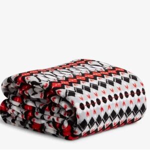 Vera Bradley Penguins Intarsia Plush Throw Blanket